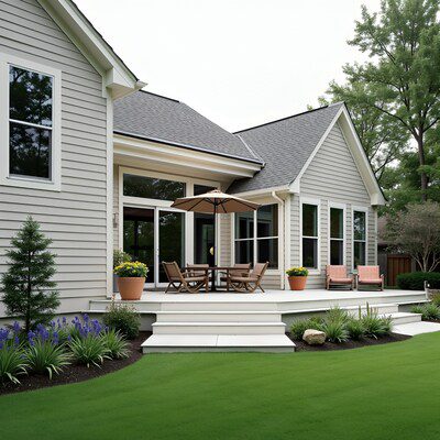 Home with Arris exterior trim made with Surestone technoloy